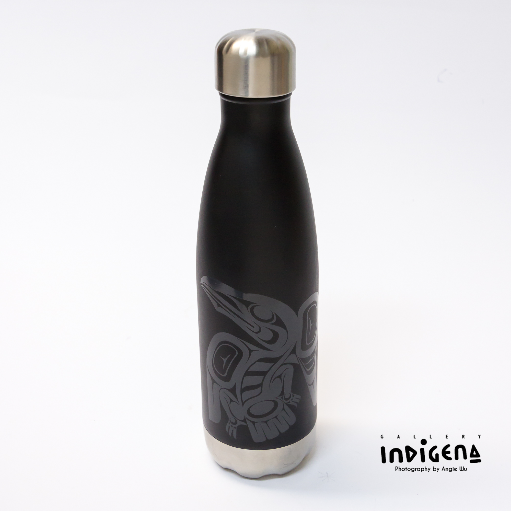 Raven Bottle - Gallery Indigena