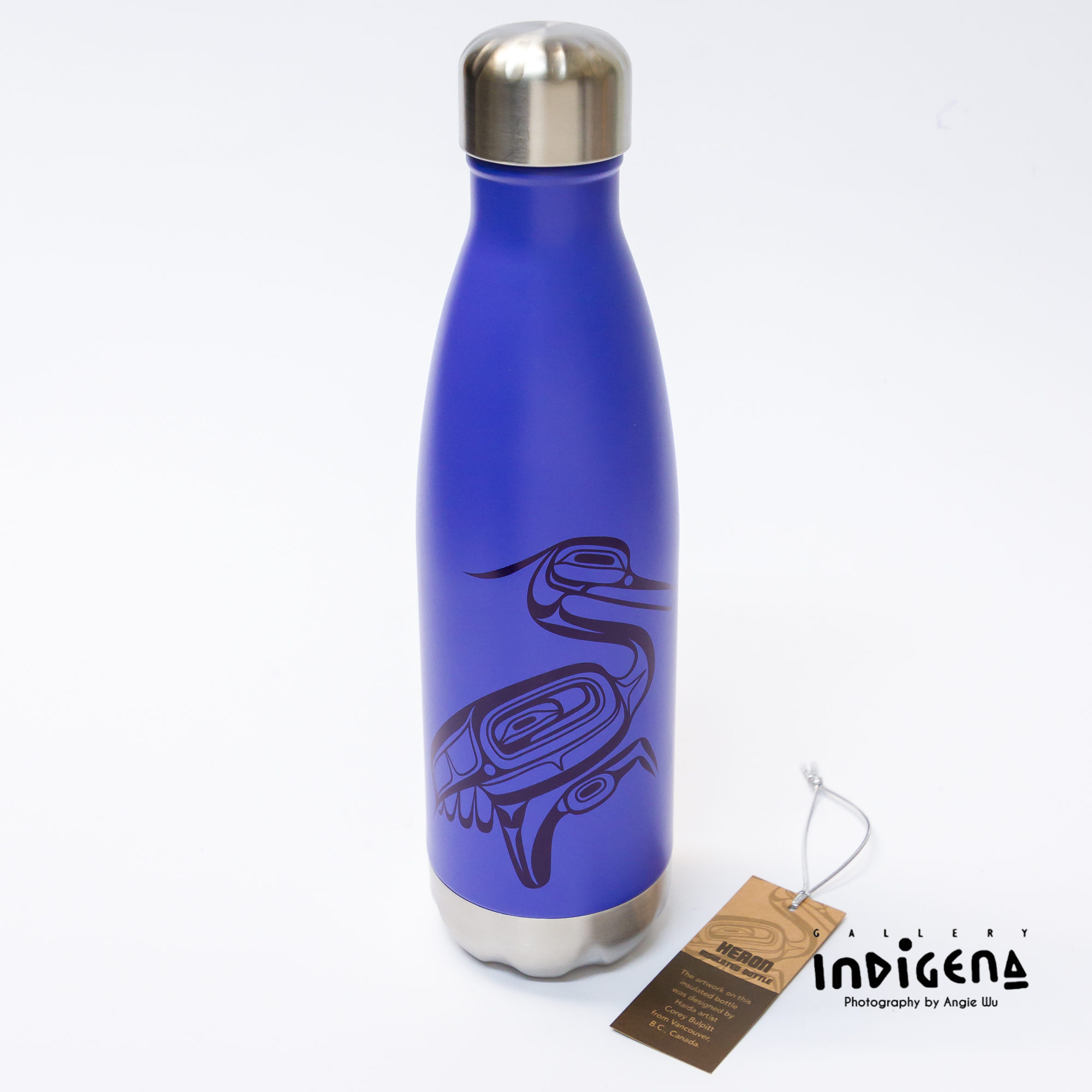 Heron Bottle - Gallery Indigena