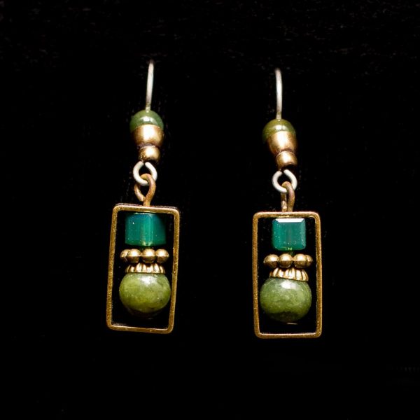 Jade Drop Earrings