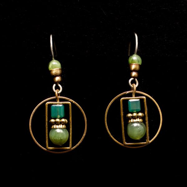 Jade Drop Earrings