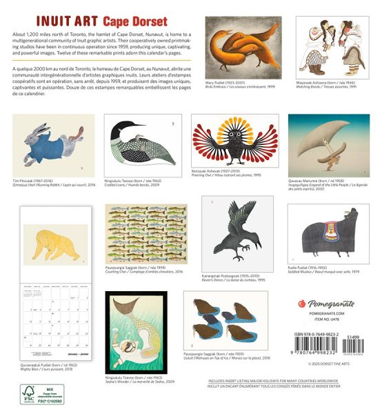 2021 Cape Dorset Calendars - Gallery Indigena