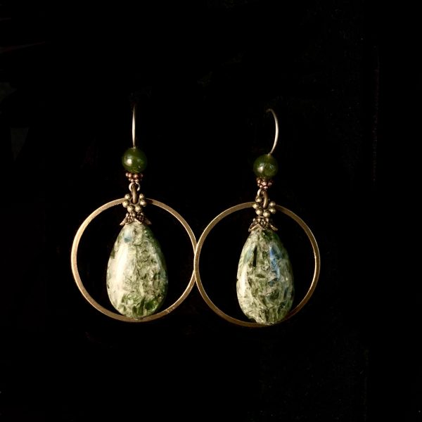 Jade Drop Earrings