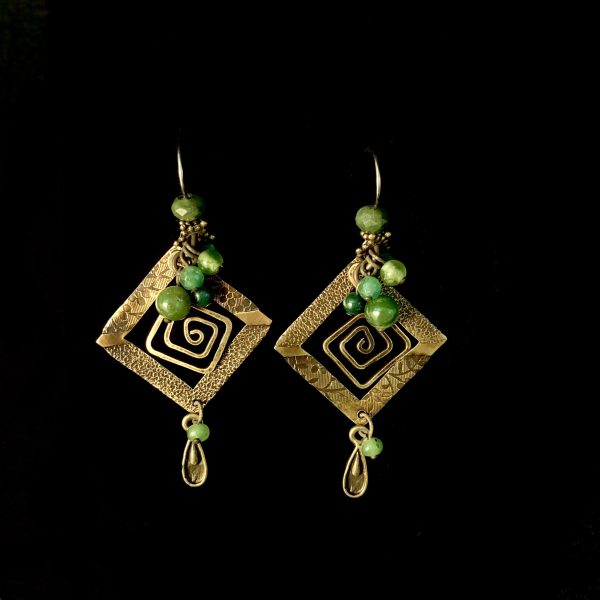 Elemental Jade Earrings - Gallery Indigena