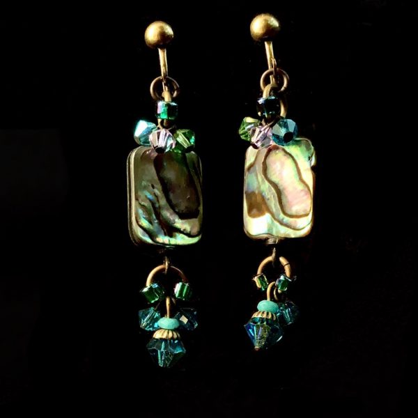 Atlantis Clip On Earrings